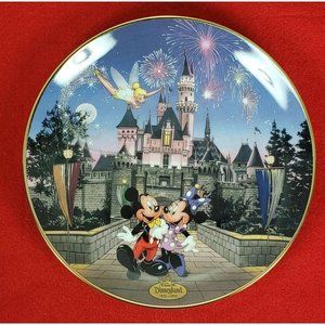 Disneyland's 40th Anniversary Collectors Plate "Sleeping Beautys Castle" MIB+COA